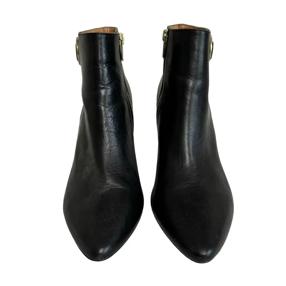 Calvin Klein Womens Jailene Dress Ankle Boots in Black Size 8 1/2‎ M